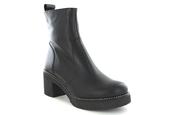 A bientot merci boots bottine 7071 fado cuir noir5832201_1