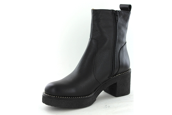 A bientot merci boots bottine 7071 fado cuir noir5832201_2