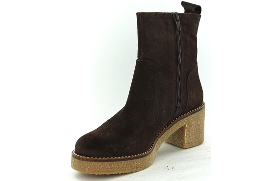 A bientot merci boots bottine 7071 fado daim marron5832401_2