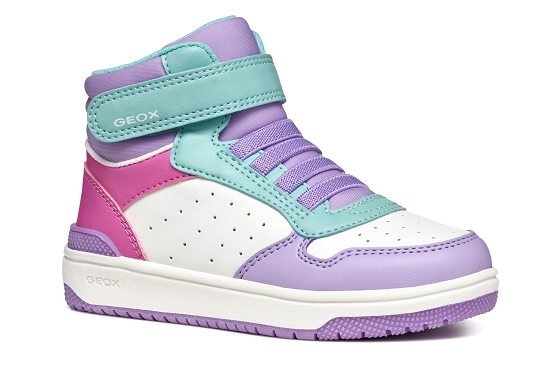 Geox baskets sneakers j36hxa cuir lilas5833801_1