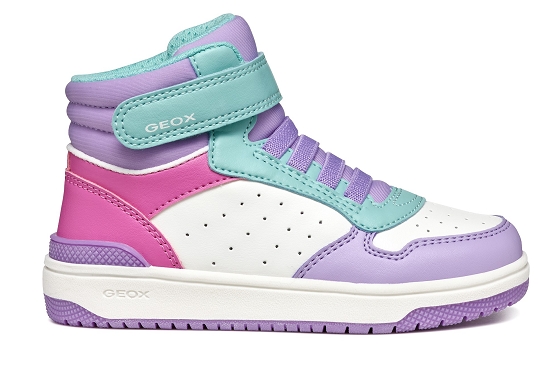 Geox baskets sneakers j36hxa cuir lilas5833801_2