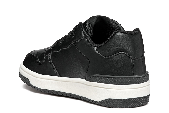 Geox baskets sneakers j45lqb cuir noir5834701_3