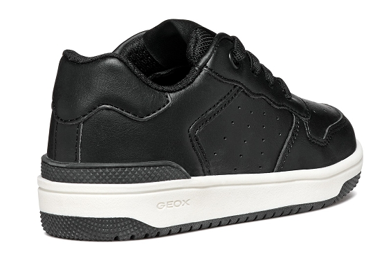 Geox baskets sneakers j45lqb cuir noir5834701_4