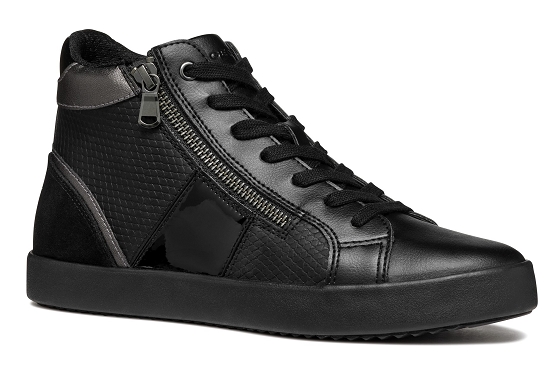 Geox baskets sneakers d366hd cuir noir5837101_1