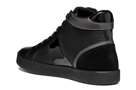 Geox baskets sneakers d366hd cuir noir5837101_3