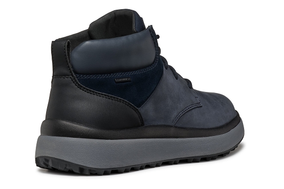 Geox bottines boots u46fza cond cuir navy5839101_4