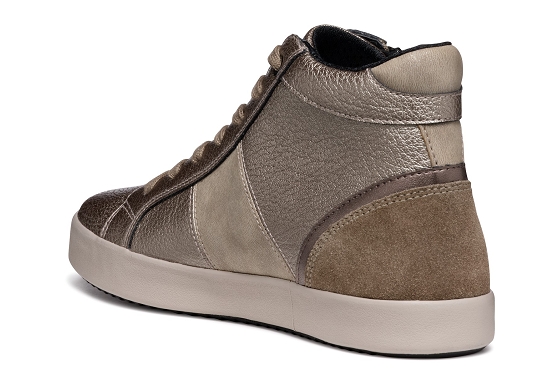 Geox baskets sneakers d366hd cond cuir taupe5839601_3