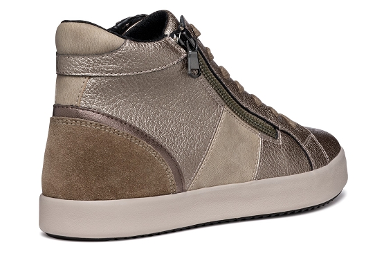 Geox baskets sneakers d366hd cond cuir taupe5839601_4