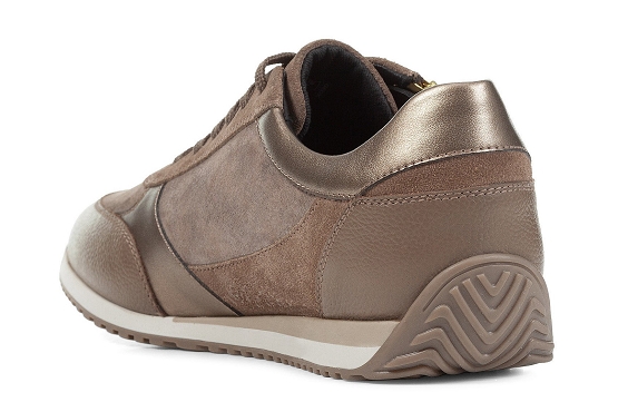 Geox baskets sneakers d36n0a cond cuir taupe5839701_3