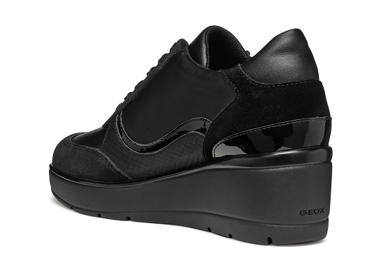 Geox baskets sneakers d46raa cond cuir noir5840101_3