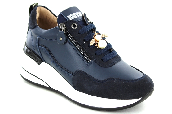 Keys baskets sneakers k.9951 cuir marine5843001_1