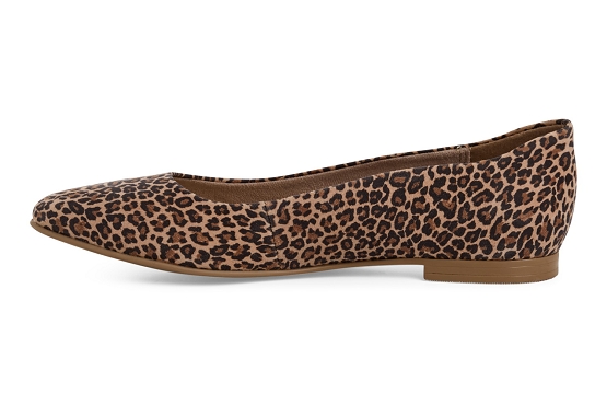 Tamaris ballerines 22119.42.360 cuir leopard5864801_2