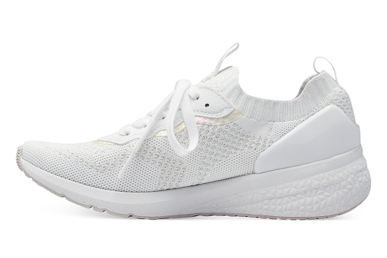 Tamaris baskets sneakers 23714.42.100 cuir blanc5870301_2