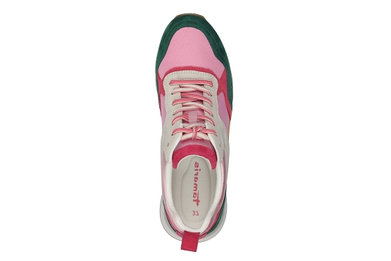 Tamaris baskets sneakers 23741.43.514 cuir pink5871201_4