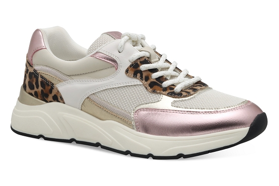 Tamaris baskets sneakers 23745.43.514 cuir pink5871301_1