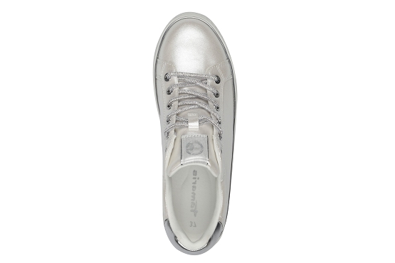 Tamaris baskets sneakers 23751.44.101 cuir blanc5871501_4