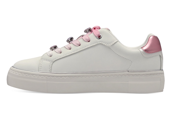 Tamaris baskets sneakers 23751.44.153 cuir pink5871601_2