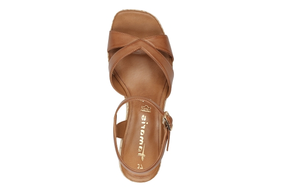 Tamaris sandales nu pieds 28313.44.305 cuir cognac5878201_4