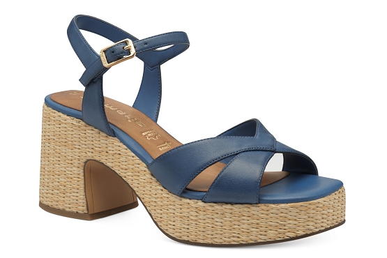 Tamaris sandales nu pieds 28313.44.800 cuir bleu5878401_1