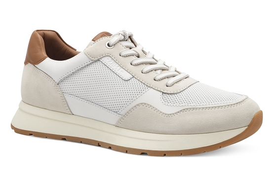 Tamaris baskets sneakers 13603.44.100 cuir blanc5880301_1