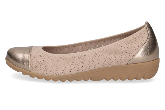 Caprice ballerines 22103.42.336 cuir beige5881201_2