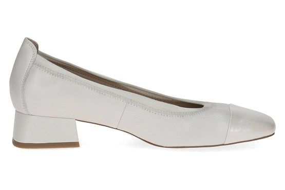 Caprice escarpins 22302.44.199 cuir blanc5881601_3