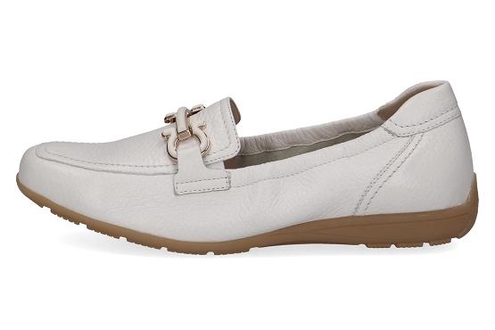 Caprice mocassins 24654.42.105 cuir blanc5882101_2