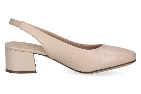 Caprice escarpins 29500.42.433 cuir beige5882301_3