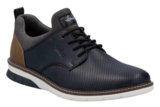 Rieker derbies lacets 14450.15 cuir navy5889401_1