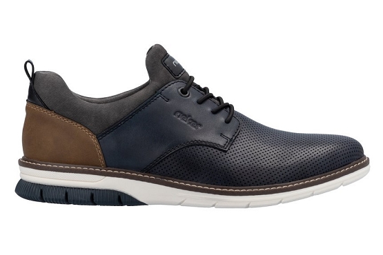 Rieker derbies lacets 14450.15 cuir navy5889401_2