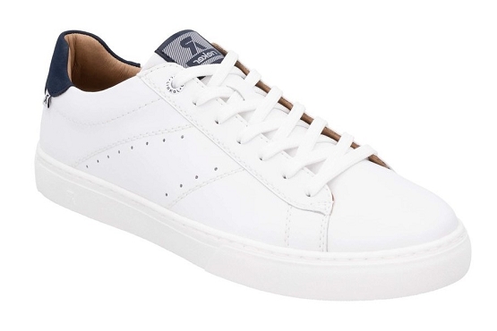 Rieker baskets sneakers u0704.80 cuir blanc5889801_1