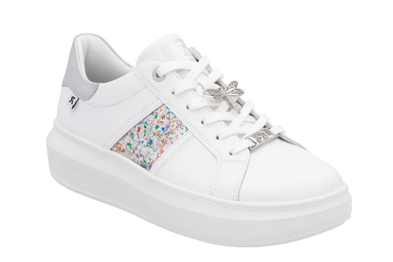 Rieker baskets sneakers w1202.83 cuir weiss5890001_1