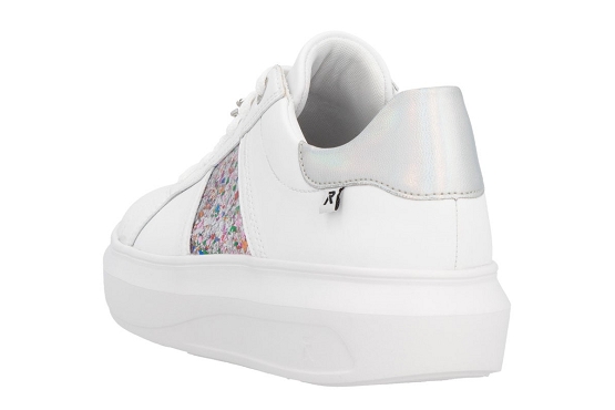 Rieker baskets sneakers w1202.83 cuir weiss5890001_4