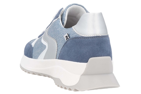 Rieker baskets sneakers w1307.14 cuir jeans5890101_4