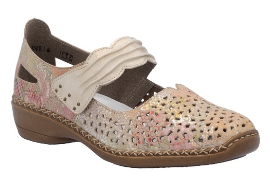 Rieker ballerines 41399.92 cuir beige5890901_1