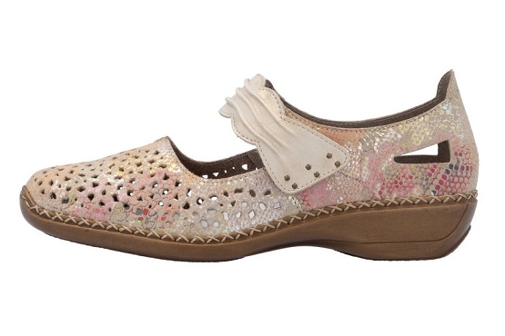 Rieker ballerines 41399.92 cuir beige5890901_3