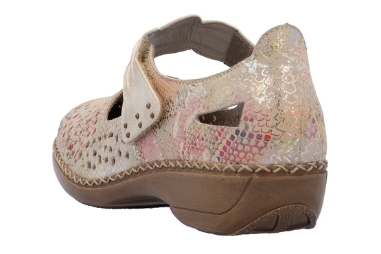 Rieker ballerines 41399.92 cuir beige5890901_4