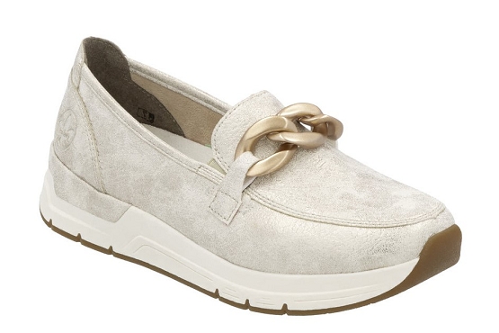 Rieker mocassins 58944.61 cuir beige5891601_1