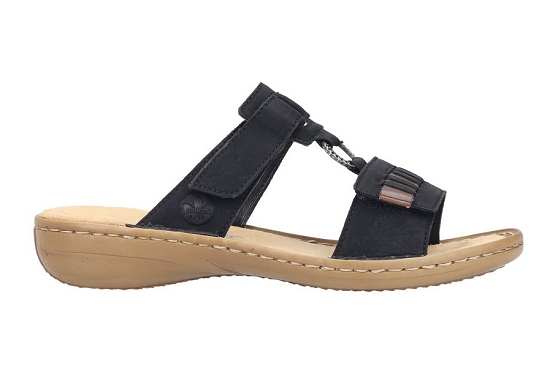 Rieker sandales nu pieds 60881.00 cuir noir5892501_2