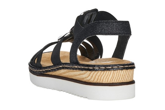 Rieker sandales nu pieds 679l4.00 cuir noir5893501_4