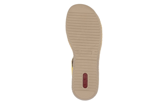 Rieker sandales nu pieds v0919.68 cuir jaune5894001_5