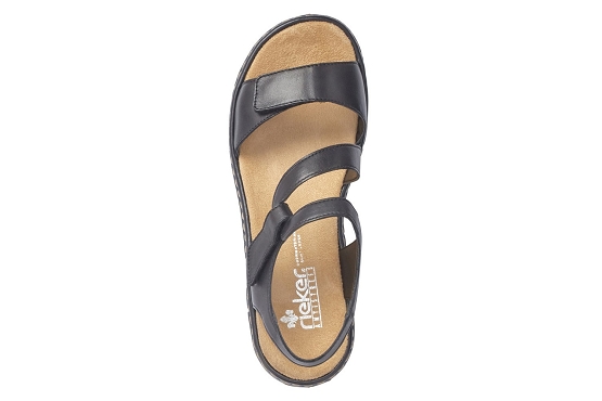 Rieker sandales nu pieds 659c7.00 cuir noir5894501_5