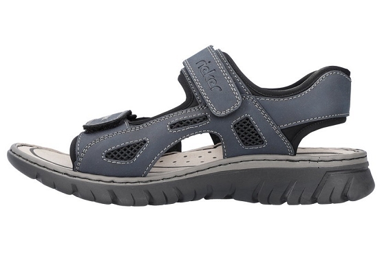 Rieker nu pieds sandales 26761.14 cuir denim5895501_3