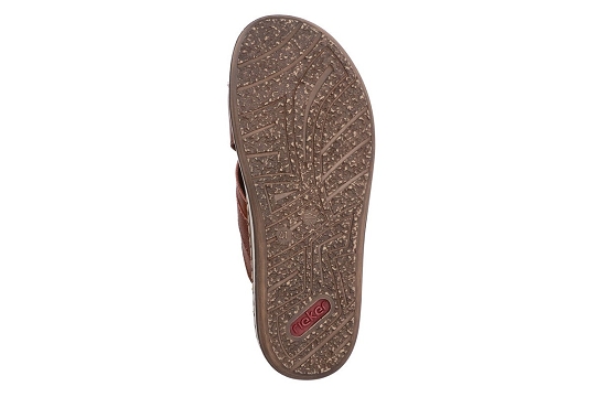 Rieker nu pieds sandales 21082.24 cuir marron5895701_5