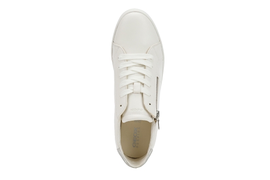 Geox baskets sneakers d026ha cuir blanc5912301_4