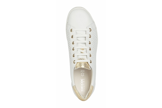 Geox baskets sneakers d151bb cuir blanc5912401_4