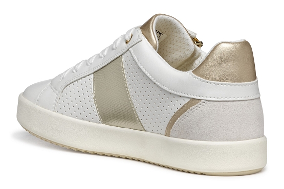 Geox baskets sneakers d366he cuir blanc5912801_3