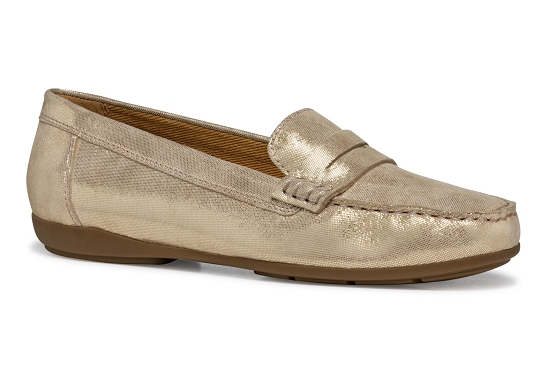 Geox mocassins d46bma cuir gold5913301_1