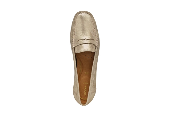 Geox mocassins d46bma cuir gold5913301_4