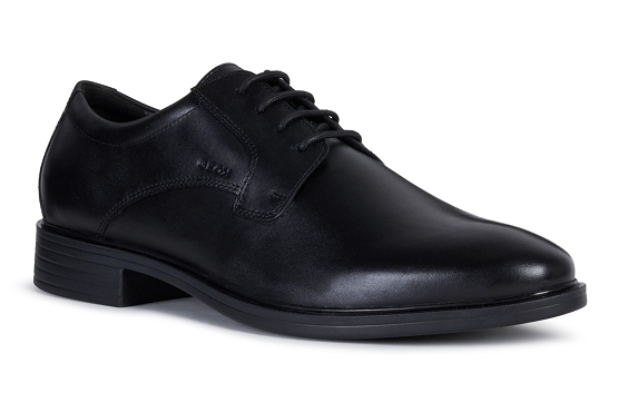 Geox derbies lacets u024wa cuir noir5914401_1